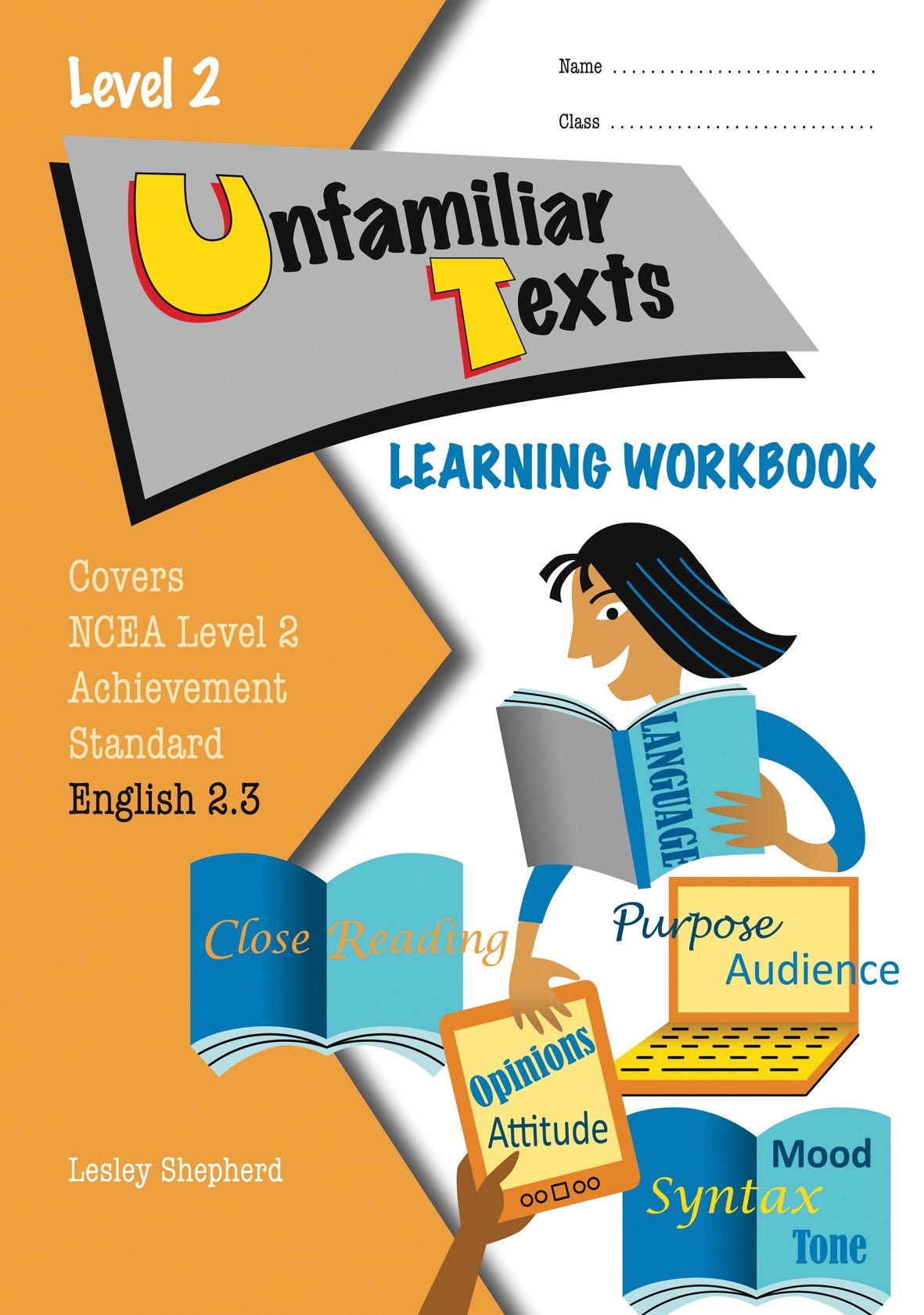 LearnWell ESA Unfamiliar Texts 2.3 Learning Workbook Level 2 by Lesley