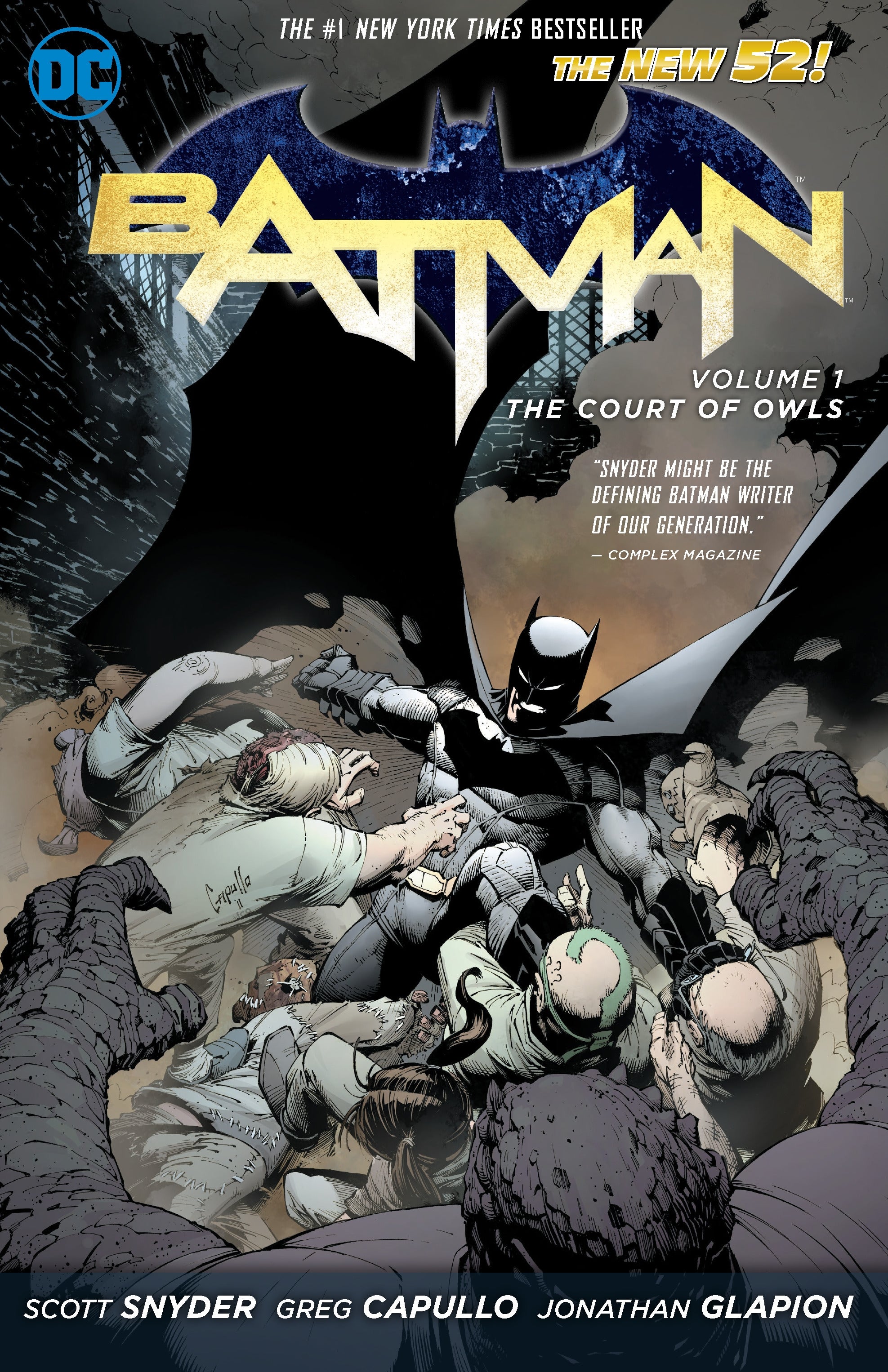 Batman Vol. 1: The Court of Owls (The New 52) by Scott Snyder | Paper Plus
