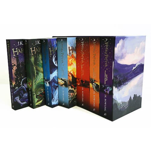 Harry potter hardback illustrated online collection book box set