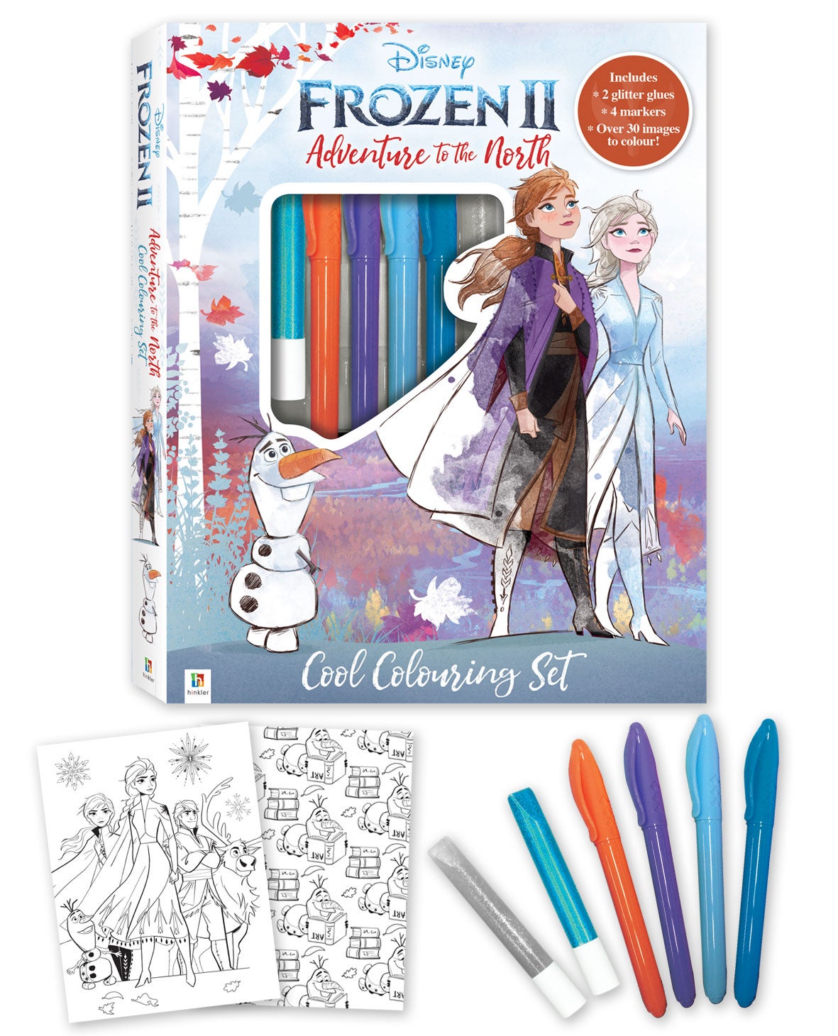 frozen 2 colouring set