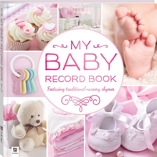 Baby Record Book - Pink -