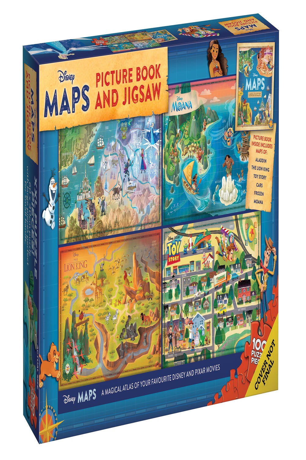 Disney Maps Picture Book and Jigsaw by Paper Plus