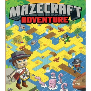 Craft Activity Books Mazecraft Adventure Paper Plus - roblox wheres the noob search and find book hardback