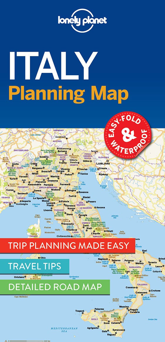 Lonely Italy Planning Map by Lonely Lonely