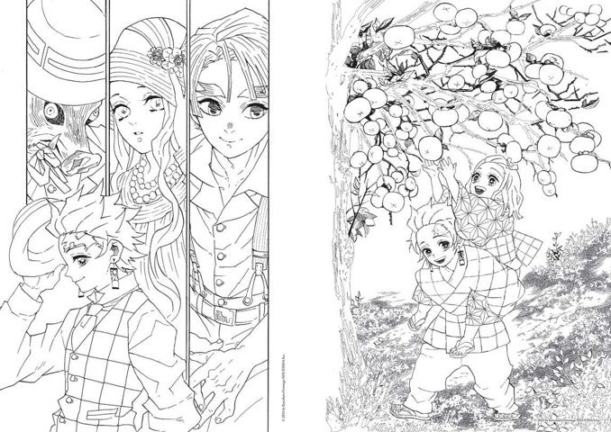 Demon Slayer: Kimetsu no Yaiba: The Official Coloring Book by Koyoharu  Gotouge | Paper Plus