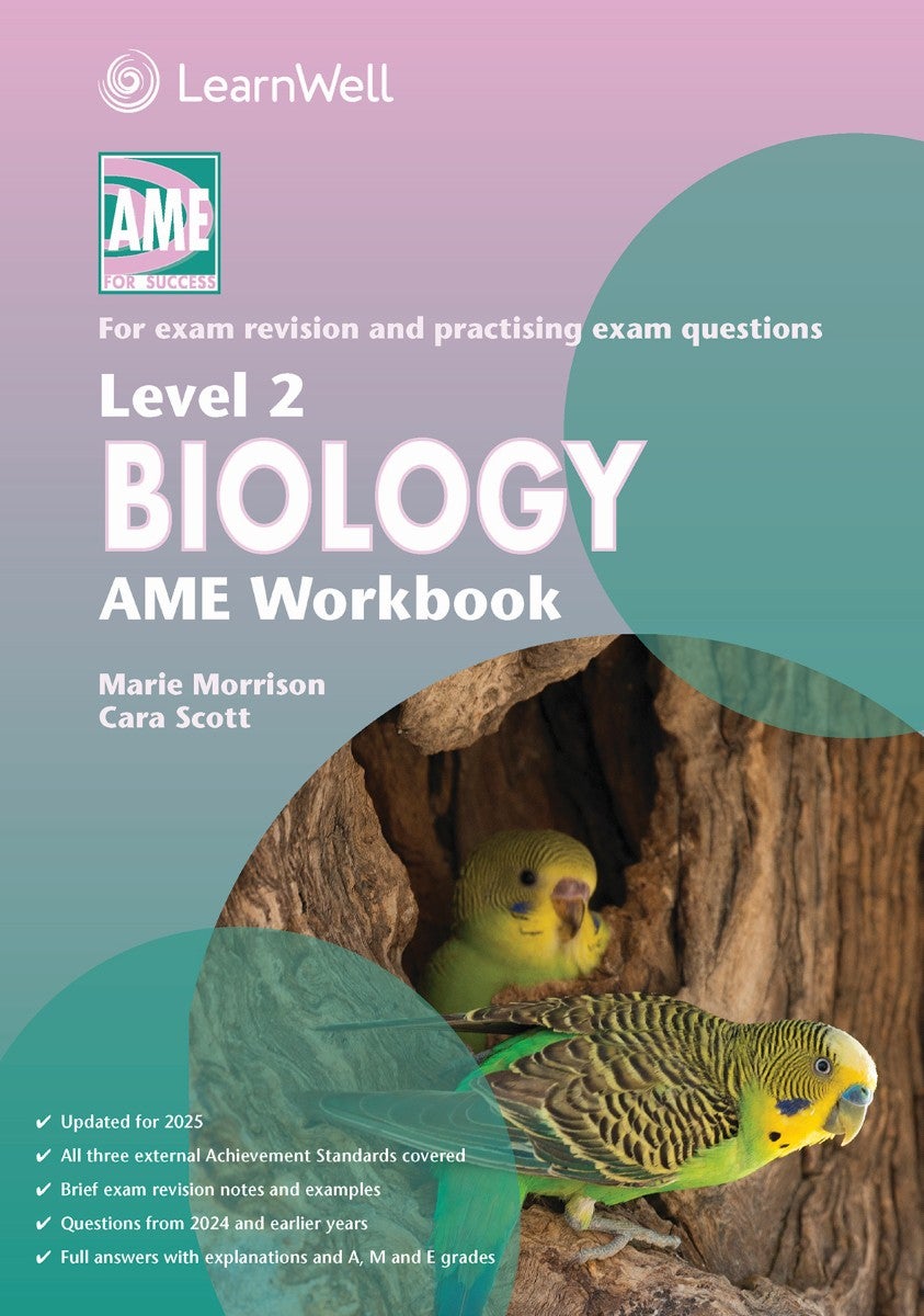 Level 2 Biology AME Workbook by Cara Scott, Marie Morrison | Paper Plus