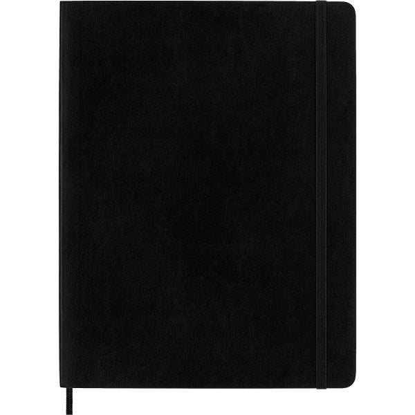 Moleskine Notebook XL Black Soft Cover Plain | Paper Plus